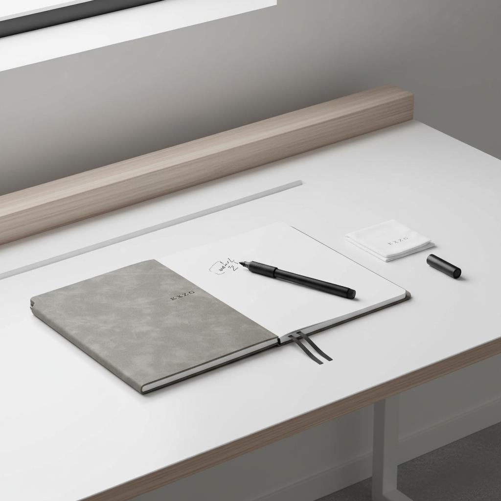 QuickEcoTools™ Smart Reusable Notebook (A5) – Write. Erase. Reuse 500+ Times