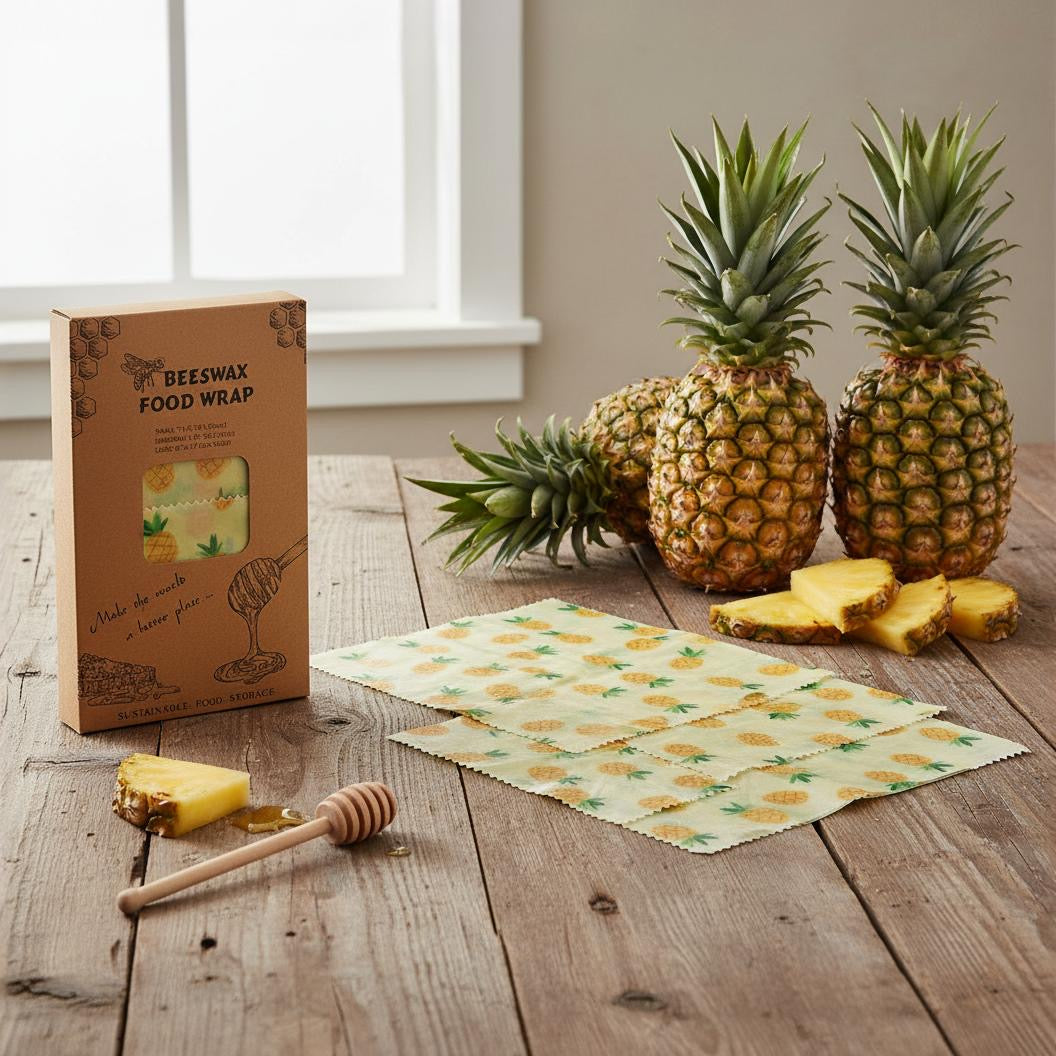 QuickEcoTools™ Beeswax Wraps (3-Pack) — Choose Your Design