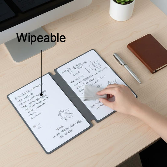 QuickEcoTools™ Smart Reusable Notebook (A5) – Write. Erase. Reuse 500+ Times