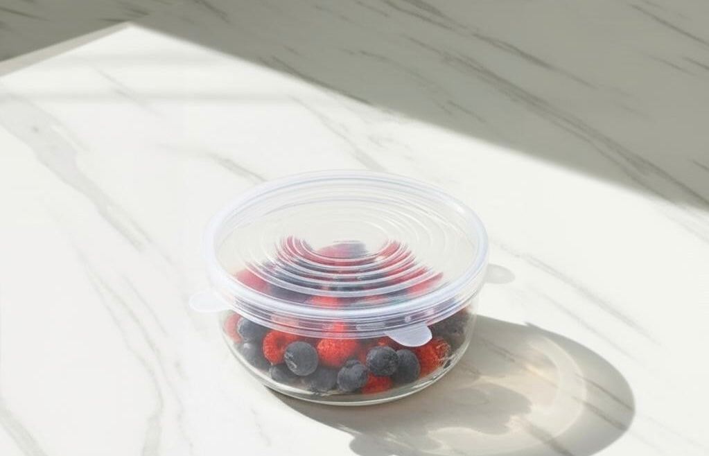 QuickEcoTools™ Silicone Stretch Lids (6-Piece Set)