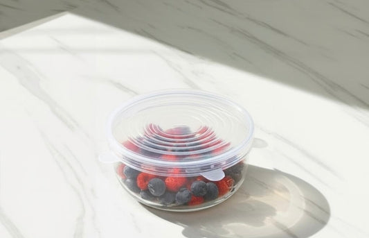 QuickEcoTools™ Silicone Stretch Lids (6-Piece Set)