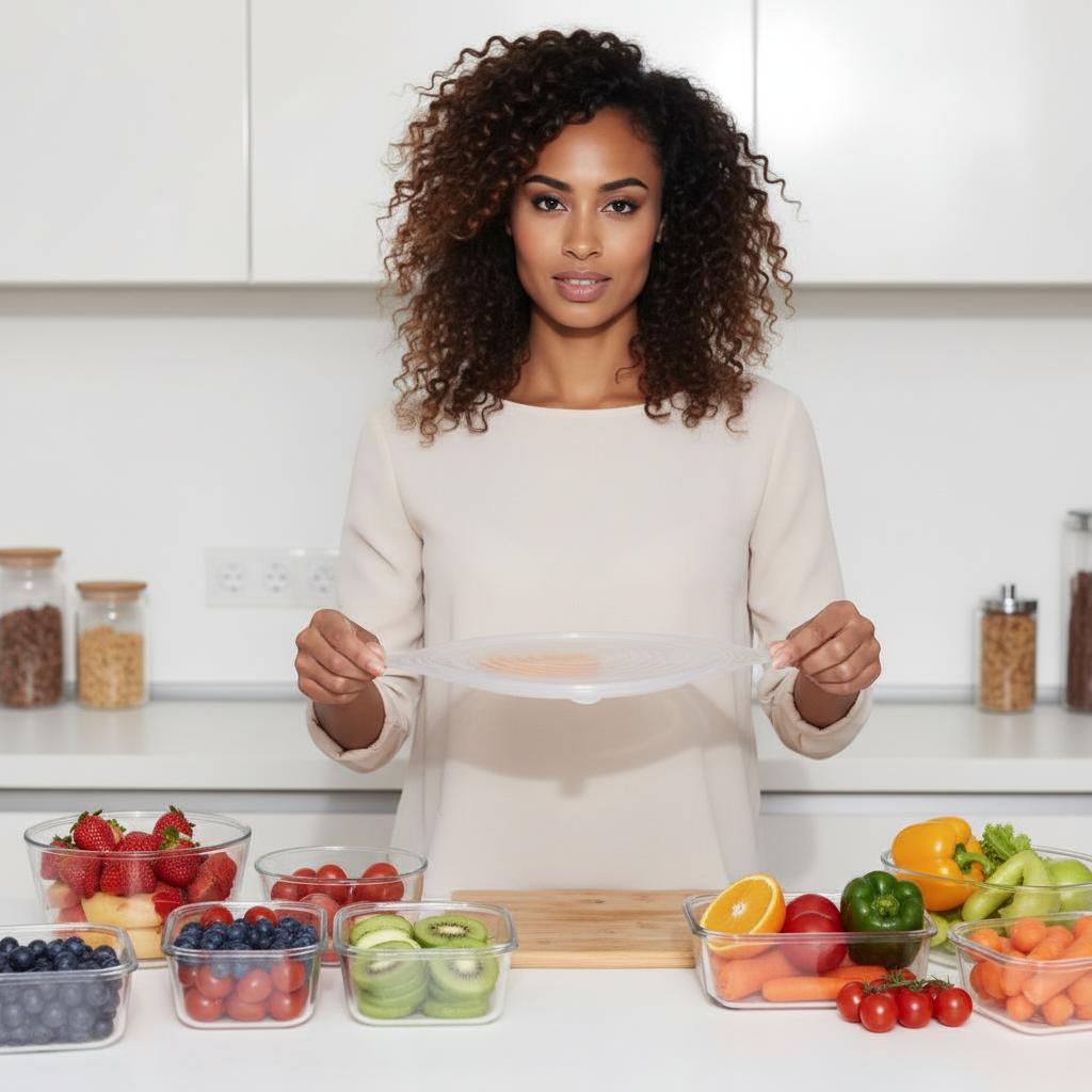 QuickEcoTools™ Silicone Stretch Lids (6-Piece Set)